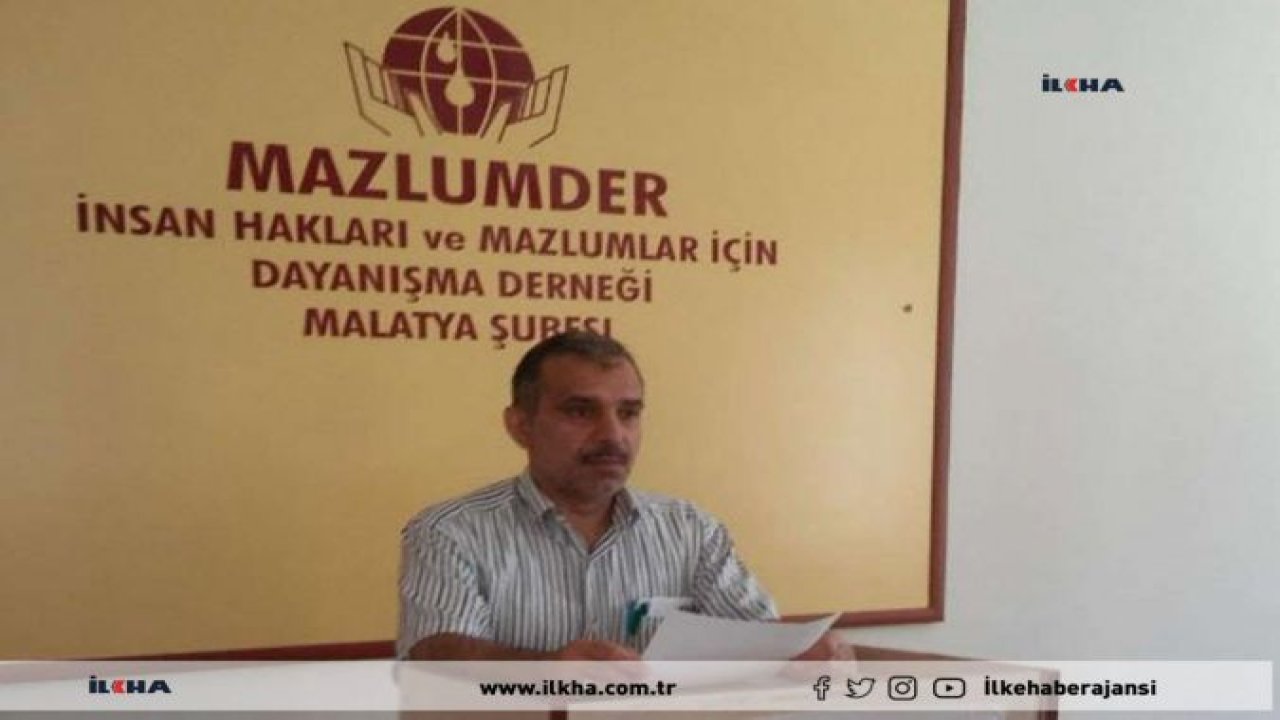 Mazlum-Der Malatya Şube Başkanı Anıl: Gizli bir el Başbağlar Katliamını unutturma çabasındadır