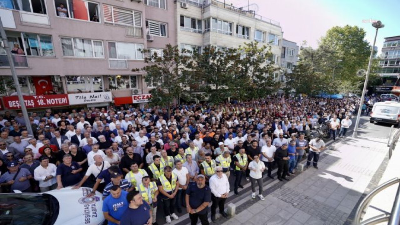 YAŞAMINI YİTİREN BEŞİKTAŞ BELEDİYE BAŞKAN YARDIMCISI TOPÇUOĞLU İÇİN BELEDİYEDE TÖREN DÜZENLENDİ… İMAMOĞLU: “ÜST SEVİYEDE KENDİNİ İŞİNE ADAMIŞ BİR İNSAN OLARAK TANIDIM”