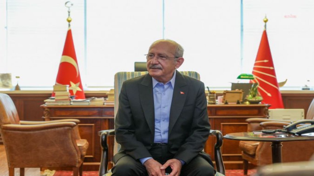 KEMAL KILIÇDAROĞLU, CHP GENEL MERKEZİ’NDE DİSK GENEL BAŞKANI ARZU ÇERKEZOĞLU İLE BİR ARAYA GELDİ