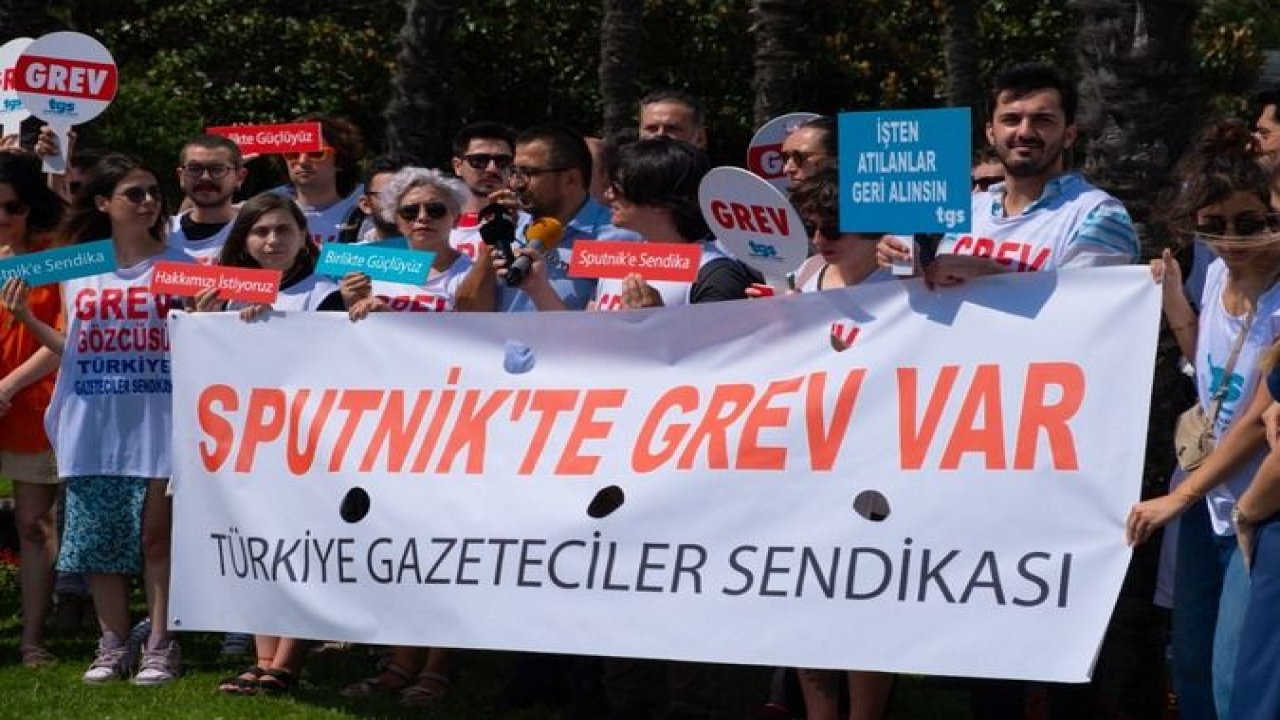 TGS Üyeleri 8 Gündür Sputnik Türkiye Bürolarında Grevde: Sputnik Yöneticileri Hakkında Suç Duyurusu