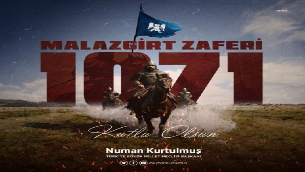 NUMAN KURTULMUŞ: “AZİZ MİLLETİMİZ, ANADOLU’YU BİZLERE VATAN KILAN MAZİSİ KAHRAMANLIKLARLA DOLU ECDADIMIZDAN ALDIĞI İLHAMLA BUGÜN DE AYNI ŞUUR VE KARARLILIKLA İLERLEYİŞİNİ SÜRDÜRMEKTEDİR”