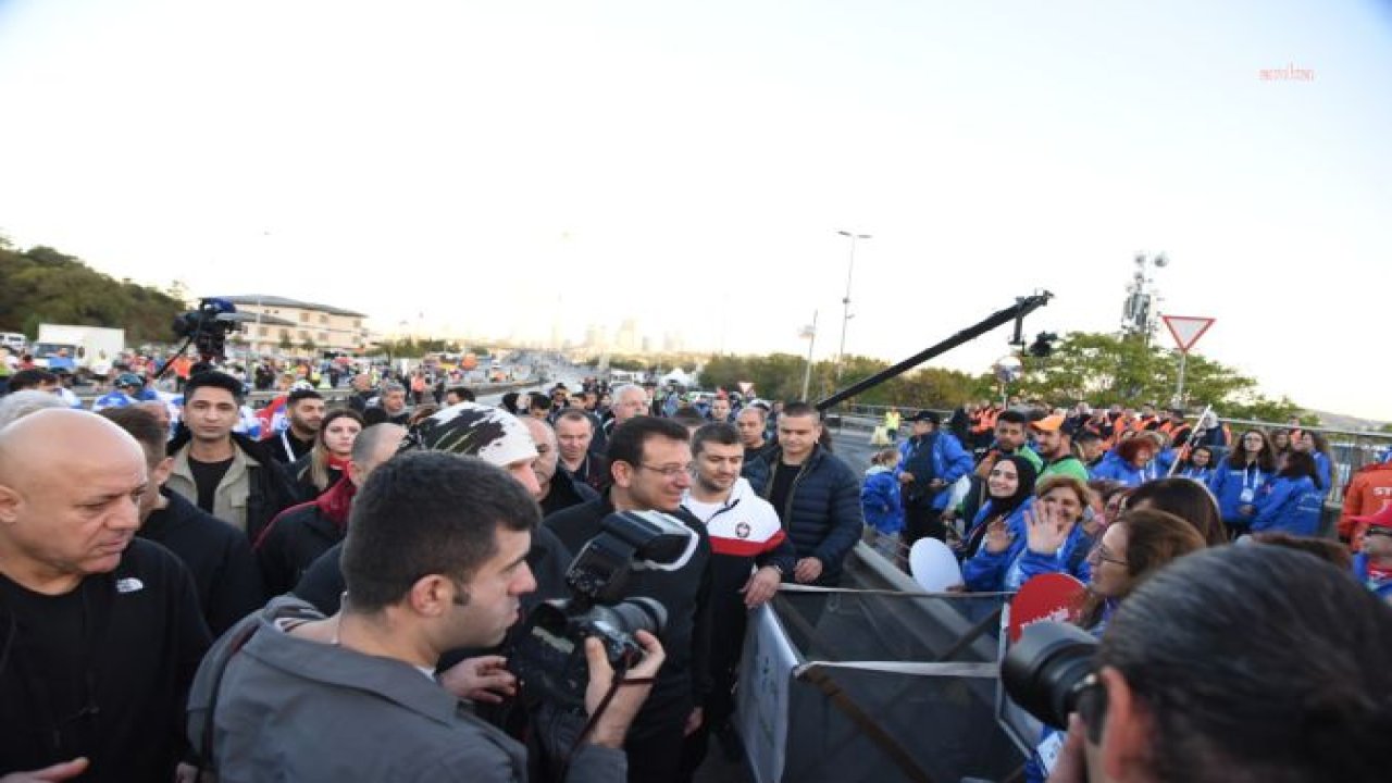 CUMHURİYET'İN 100. YILINDA İBB TARAFINDAN DÜZENLENEN 45. İSTANBUL MARATONU'NDA İSTAÇ EKİPLERİ DE SAHADAYDI