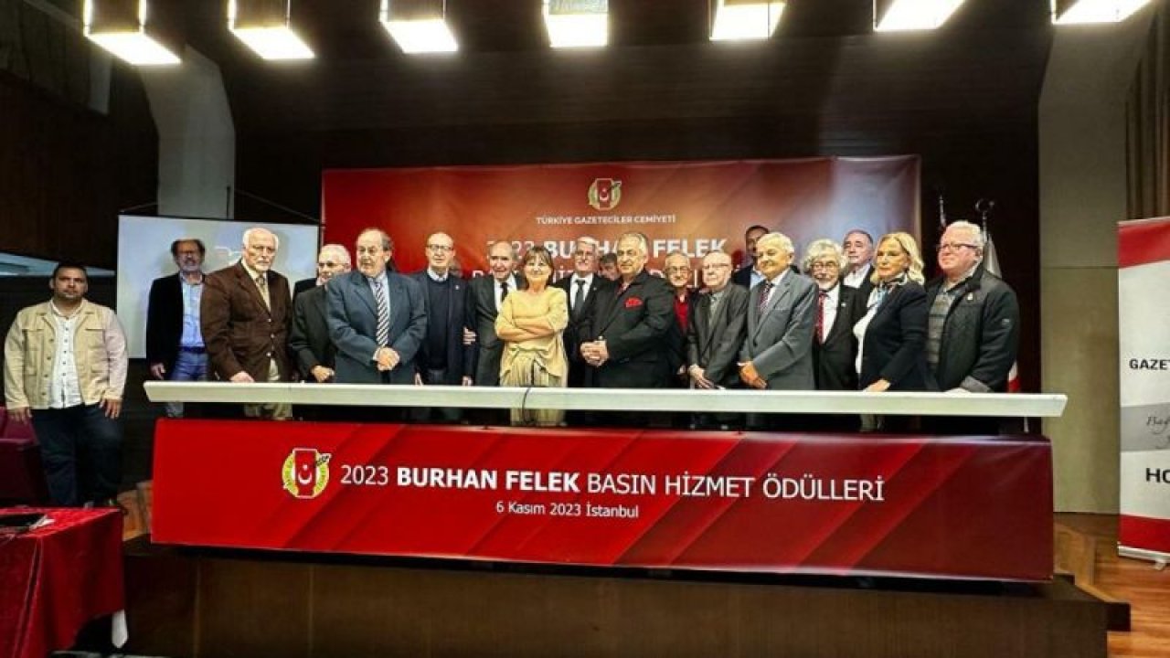 TGC, 2023 BURHAN FELEK BASIN HİZMET ÖDÜLLERİ SAHİPLERİNİ BULDU