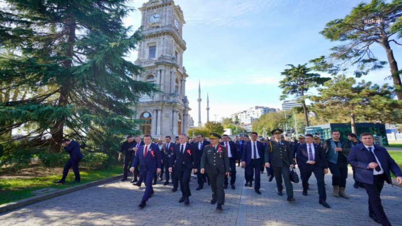 İMAMOĞLU, BEZMİÂLEM VÂLİDE SULTAN CAMİİ’NDE GAZİ MUSTAFA KEMAL ATATÜRK İÇİN OKUTULAN "10 KASIM MEVLİDİ"NE KATILDI