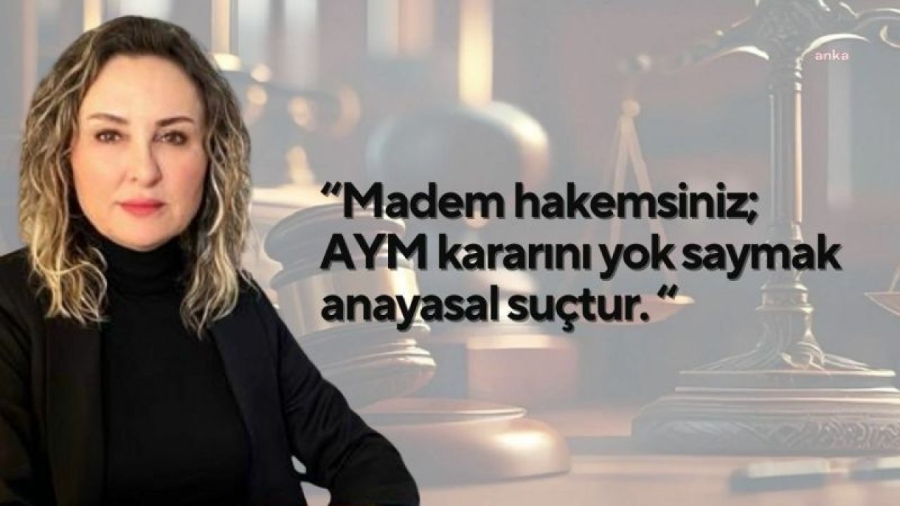 HUKUKÇU FİGEN ÇALIKUŞU: “HAKEM KURALLARI UYGULAR. HUKUK DEVLETİNDE KURAL, ANAYASADIR”