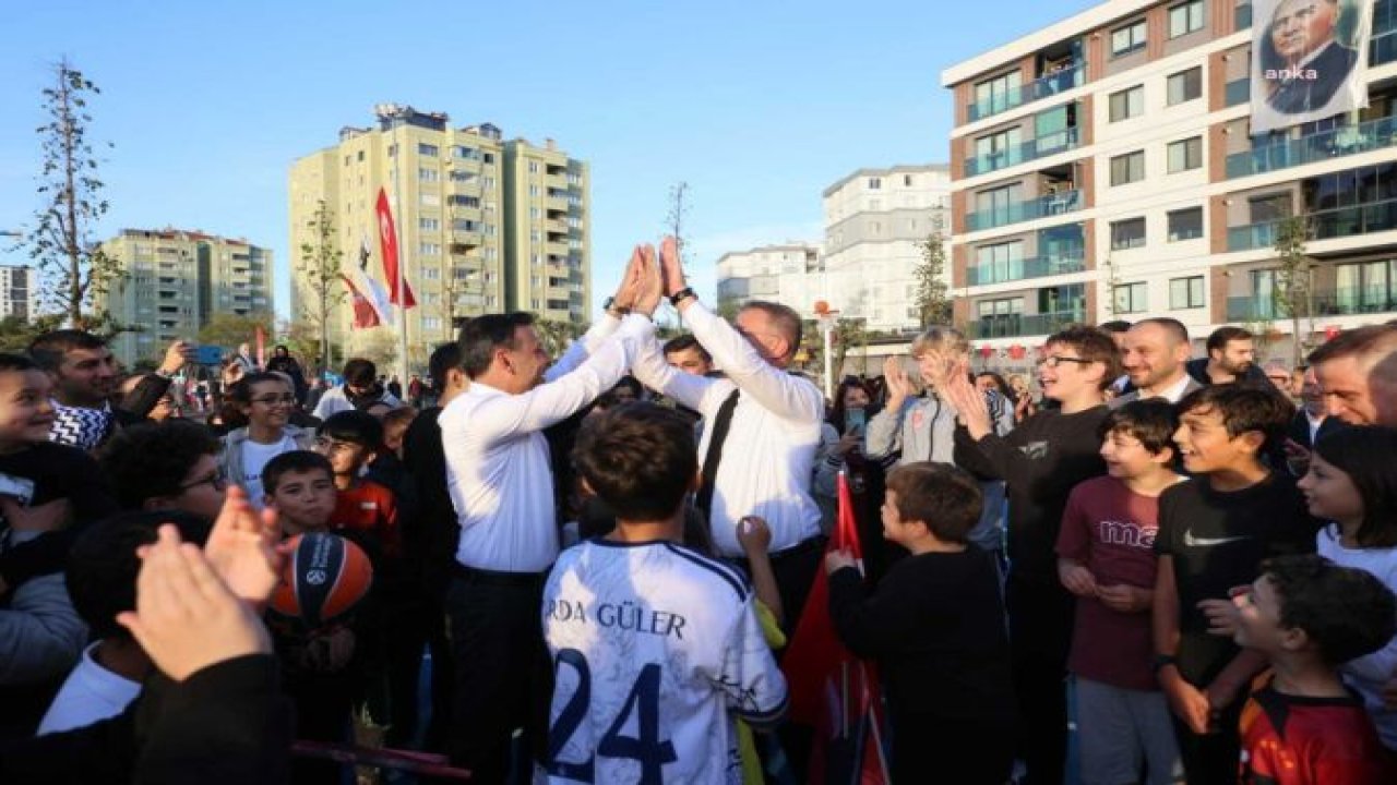 ÖZGÜR ÇELİK, BEYLİKDÜZÜ BELEDİYESİ’NİN 47 SAATTE YAPTIĞI PARKIN AÇILIŞINA KATILDI: “BURADA SOSYAL DEMOKRAT BELEDİYECİLİK UYGULAMASI GERÇEKLEŞİYOR”