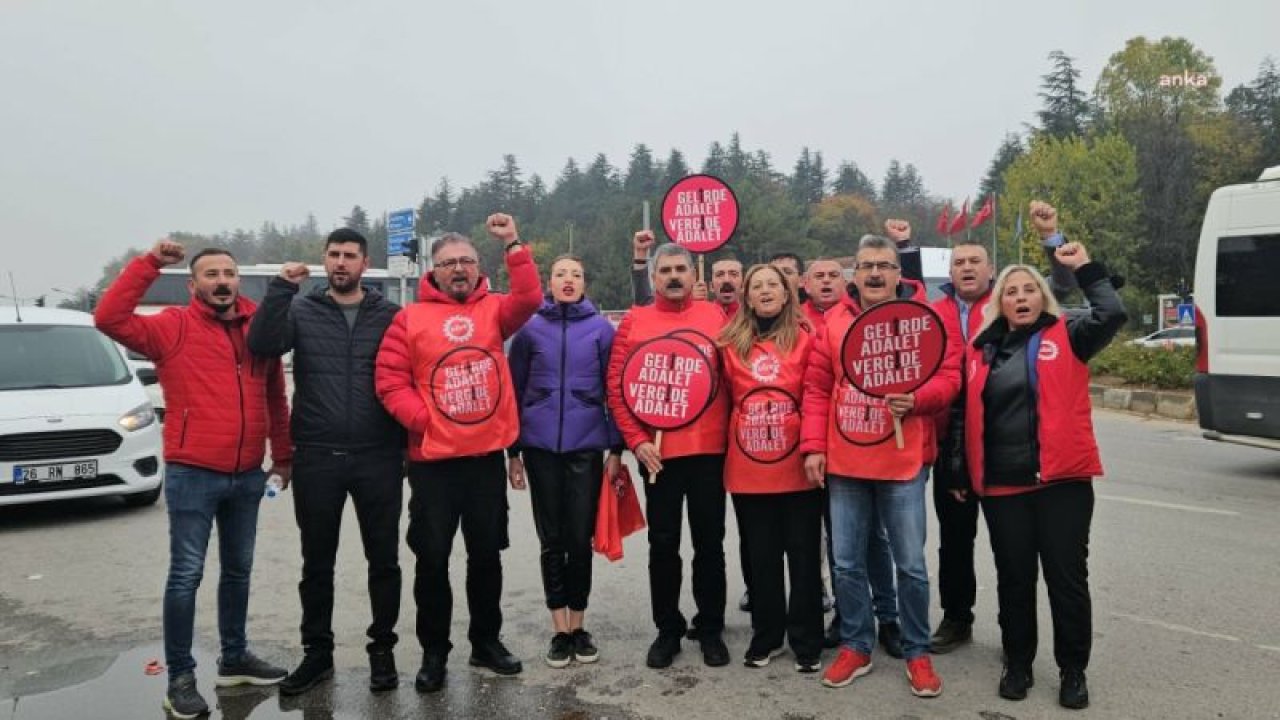 DİSK’İN ANKARA YÜRÜYÜŞÜ SON GÜNÜNDE ESKİŞEHİR’DEN BAŞLADI: “GELİR DAĞILIMINDAKİ EŞİTSİZLİĞİN ÖNEMLİ BİR NEDENİ VERGİDE ADALETSİZLİK”