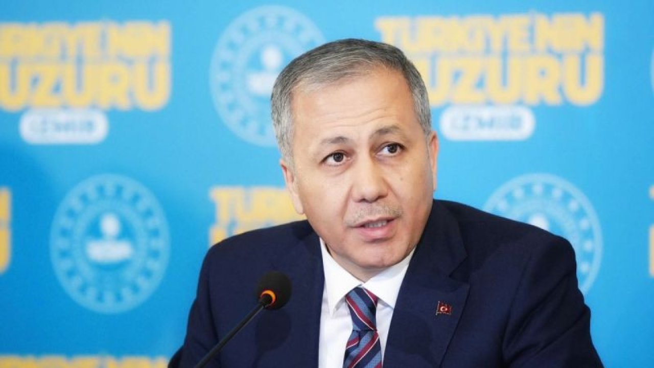 BAKAN YERLİKAYA: “ŞEHİRLERİMİZ EN KISA SÜREDE SUÇ YAPILARININ TAMAMINDAN TEMİZLENECEK”