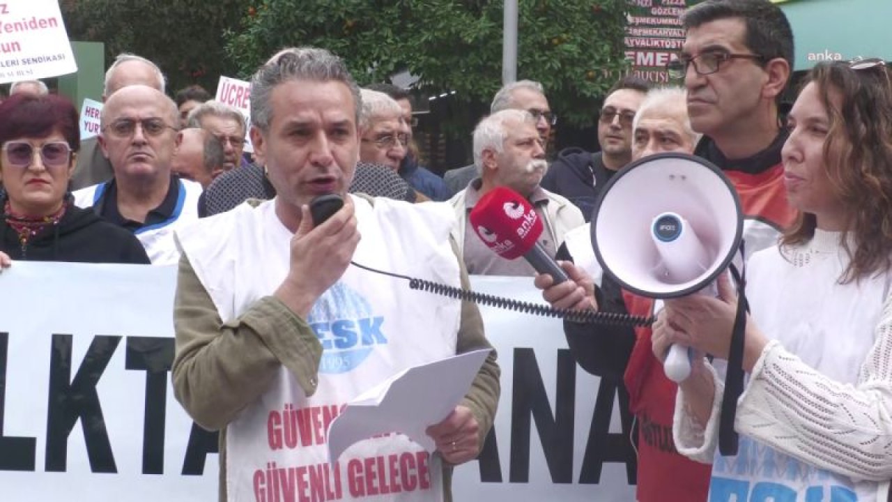 KESK’TEN İZMİR’DE BÜTÇE PROTESTOSU: “İNSANCA BİR YAŞAM, GÜVENCELİ BİR İŞ, GÜVENCELİ BİR GELECEK...”