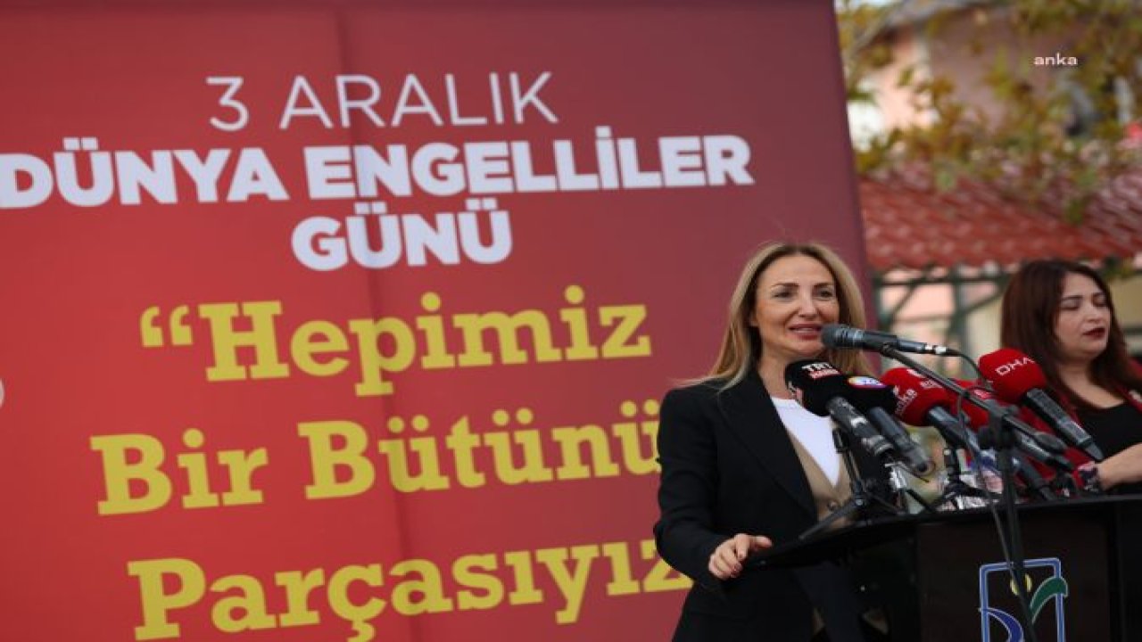 AYLİN NAZLIAKA: "ÖZEL BİREYLERİMİZİN SORUNLARININ GÜNDEMDE TUTULMASI, ÇÖZÜM ÖNERİLERİNİN İVEDİLİKLE HAYATA GEÇİRİLMESİNDEN YANAYIZ"