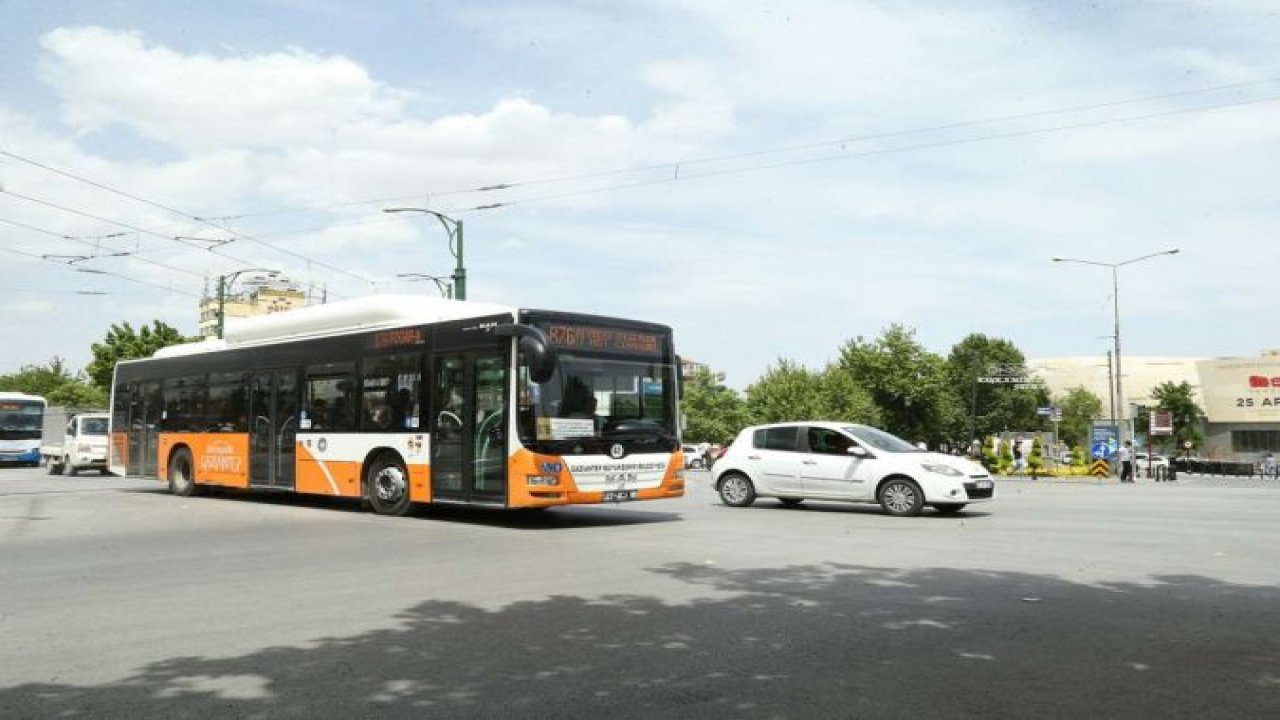 Gaziantep’te toplu taşıma bayram boyunca ücretsiz olacak