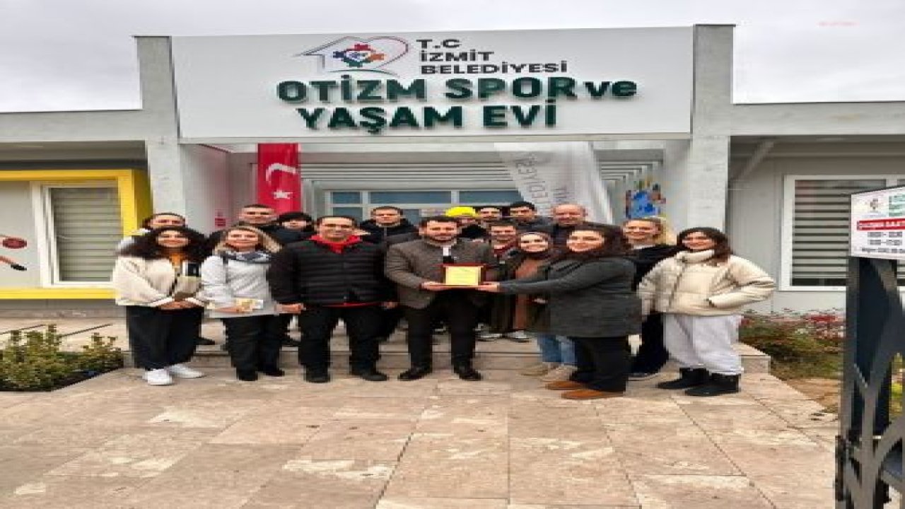 İZMİT BELEDİYESİ’NİN OTİZM SPOR VE YAŞAM EVİ, GÖLCÜK’TEN GELEN ÖĞRENCİLERİ AĞIRLADI