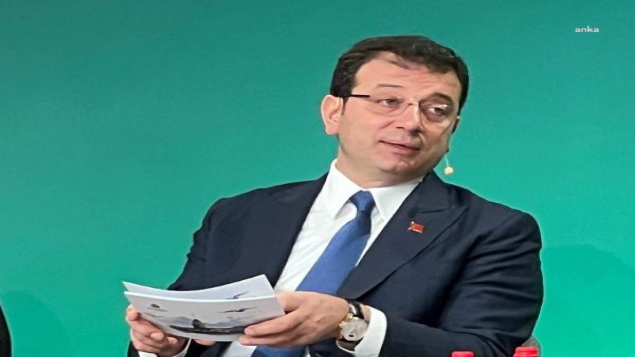 İMAMOĞLU, BM'NİN DUBAİ’DE DÜZENLEDİĞİ 2023 İKLİM DEĞİŞİKLİĞİ KONFERANSI'NDA KONUŞTU: "İKLİM ADALETİNİ SAĞLAMAK İÇİN DAHA GENİŞ ÖLÇEKLİ KOLEKTİF BİR ÇABA GEREKLİ"