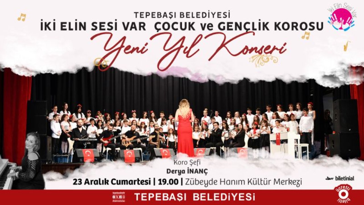 ESKİŞEHİR'DE "İKİ ELİN SESİ VAR"DAN YENİ YIL KONSERİ