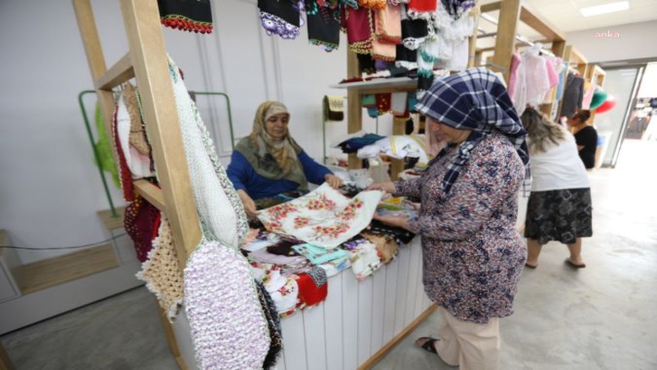 BAYRAKLILI ÜRETEN KADINLAR EL EMEĞİ ÜRÜNLERİNİ GÖRÜCÜYE ÇIKARACAK