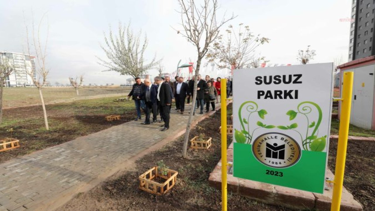 YENİMAHALLE SUSUZ MAHALLESİ’NE İKİ AÇILIŞ BİRDEN: AİLE SAĞLIĞI MERKEZİ VE SUSUZ PARK’I HİZMETE AÇILDI