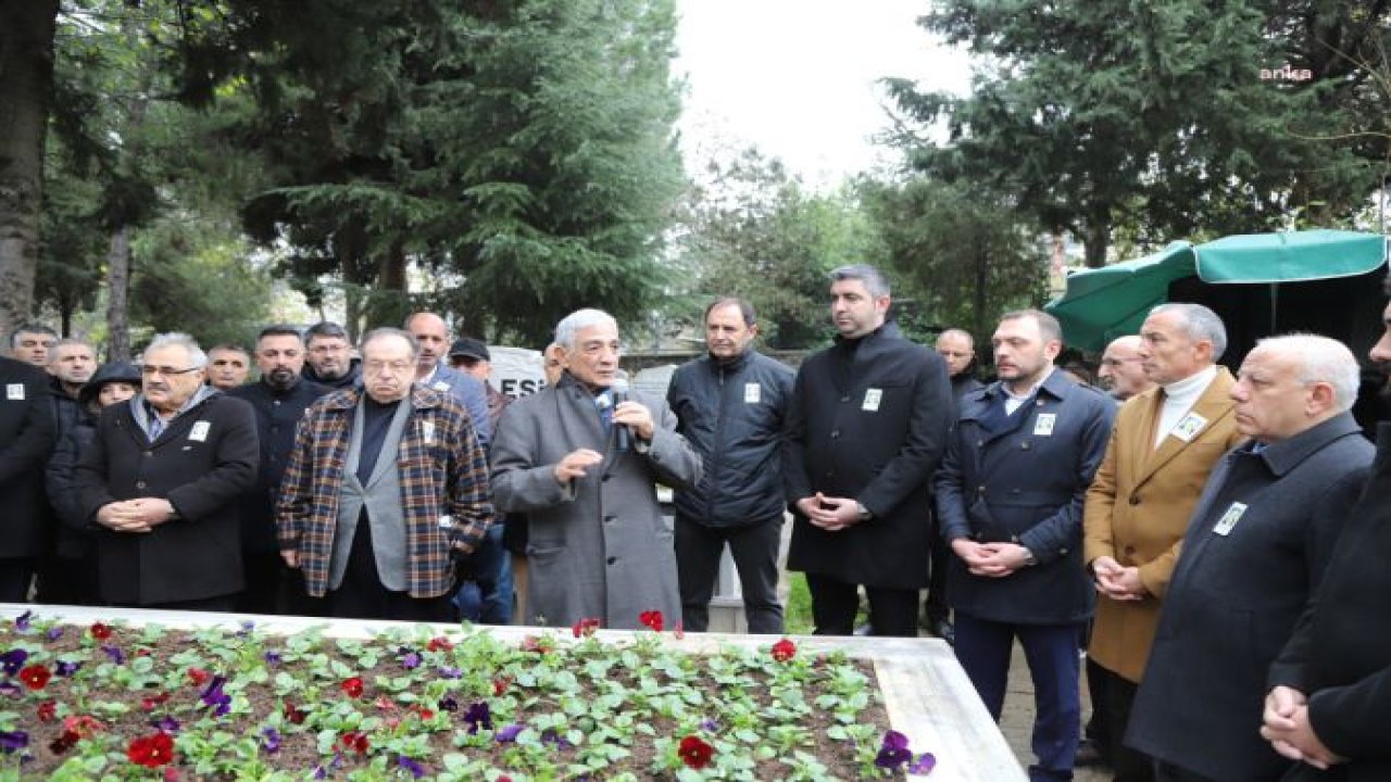 MERHUM BAŞKAN MEHMET ALİ BÜKLÜ, KARTAL'DAKİ MEZARI BAŞINDA ANILDI