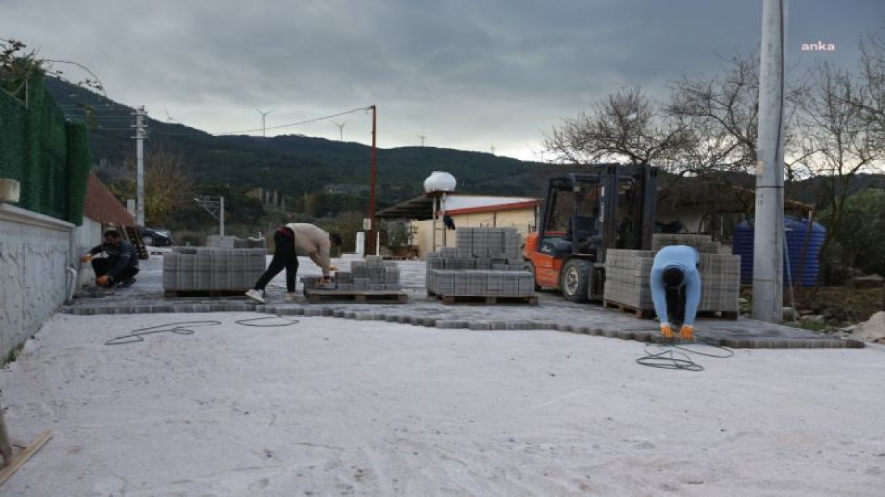 EFES SELÇUK GÖKÇEALAN’DA 10 BİN METREKARE YOL YAPILACAK