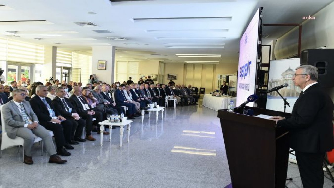 BAŞKENT ARAŞTIRMALARI MERKEZİ ÇALIŞMALARINA BAŞLADI. MANSUR YAVAŞ: "HALKIN BÜTÇESİNİ TEK BAŞINIZA HARCAYAMAZSINIZ"