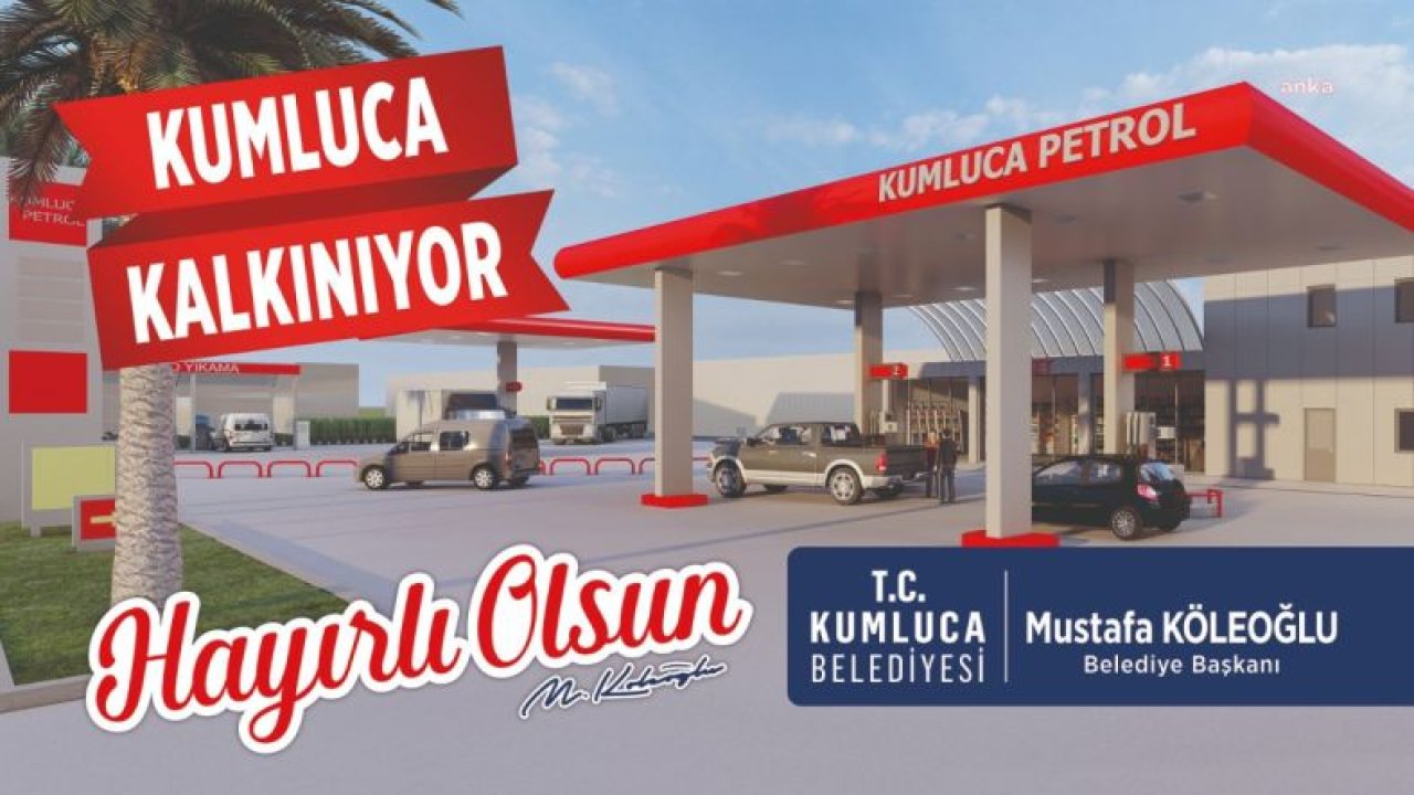 KUMLUCA BELEDİYESİ AKARYAKIT TESİSİ İÇİN İMZALAR ATILDI