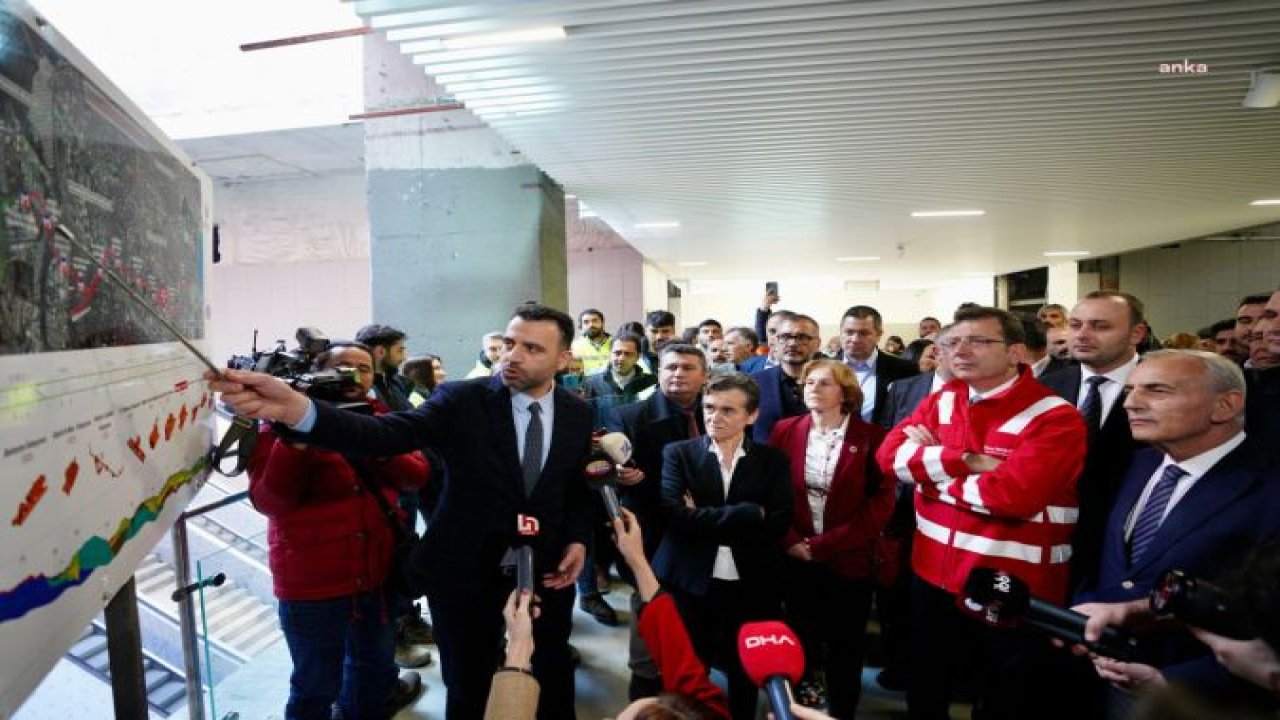 İMAMOĞLU, M9 ATAKÖY-İKİTELLİ METRO HATTI'NDAKİ TEST SÜRÜŞÜNE KATILDI: "4,5 YILDA YAPTIKLARIMIZI 25 YILLA YARIŞTIRIYORLAR"