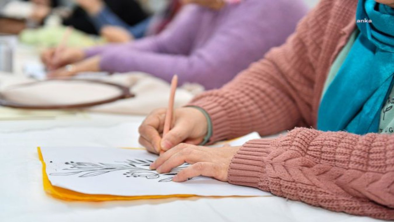 ESENYURTLU KADINLAR, BELEDİYE'NİN AÇTIĞI KURSLARDA MESLEK ÖĞRENİYOR