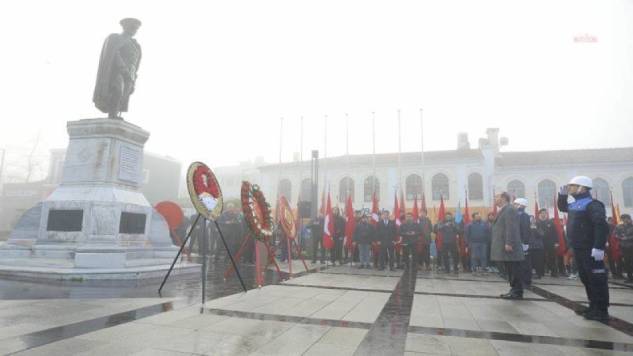 ATATÜRK'ÜN EDİRNE'YE GELİŞİNİN 93. YILI TÖRENLERLE KUTLANDI