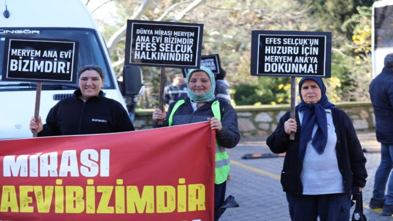 EFES SELÇUKLU İŞÇİLER: "GELECEĞİMİZ İÇİN BURADAYIZ, HAKLARIMIZDAN VAZGEÇMİYORUZ"