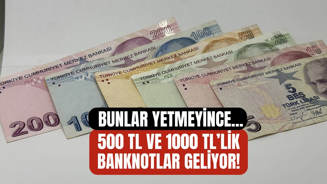 100, 200 TL Yetmeyince Başkan Karahan’dan 500 ve 1000 TL'lik Banknot Açıklaması