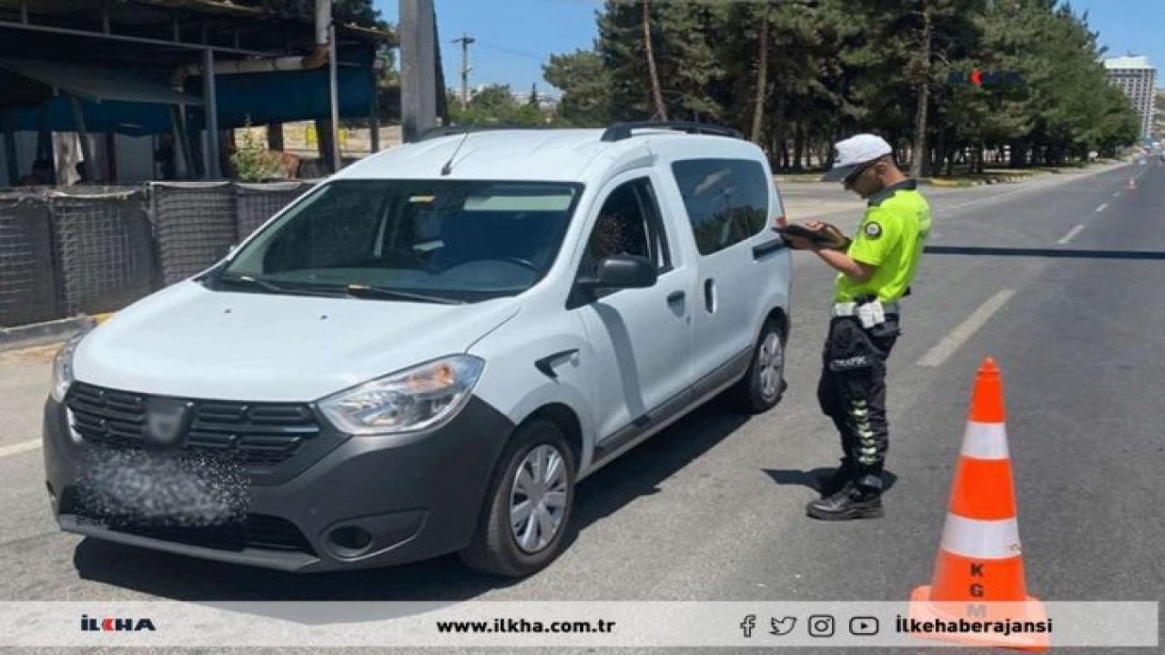 Gaziantep’te bayram öncesi 221 araç trafikten men edildi