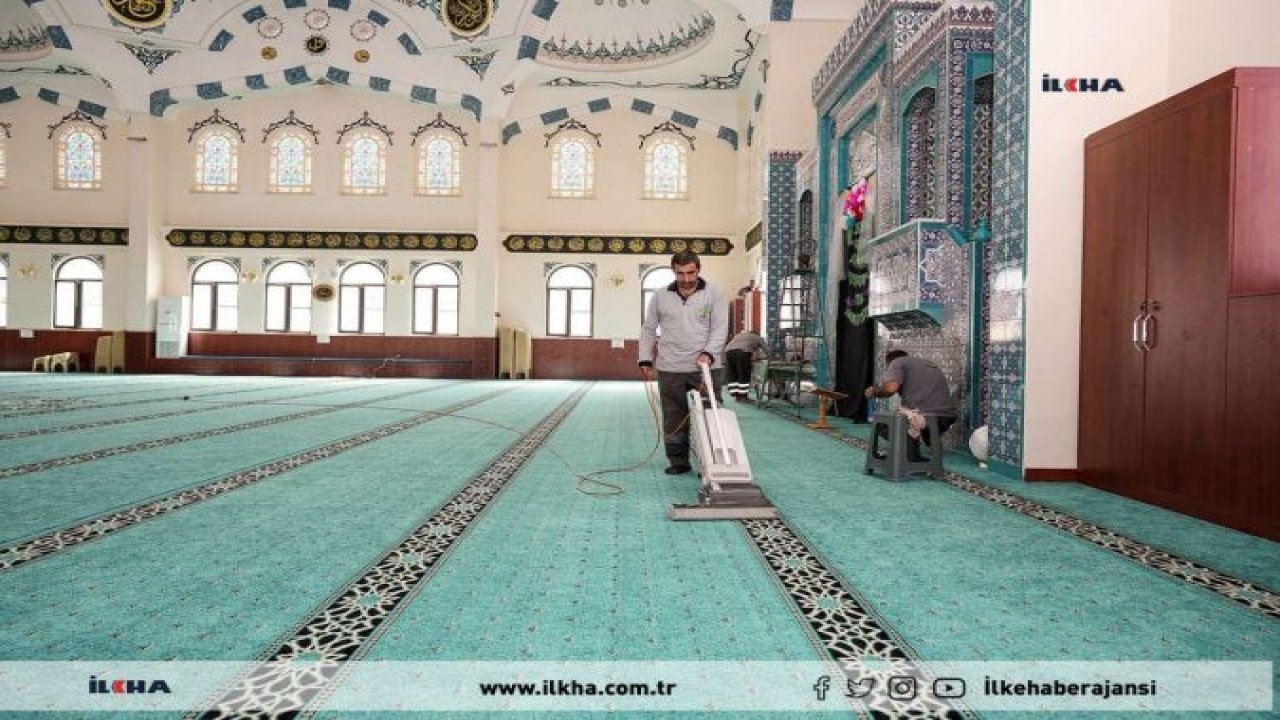 Gaziantep’te camiler bayram namazına hazır