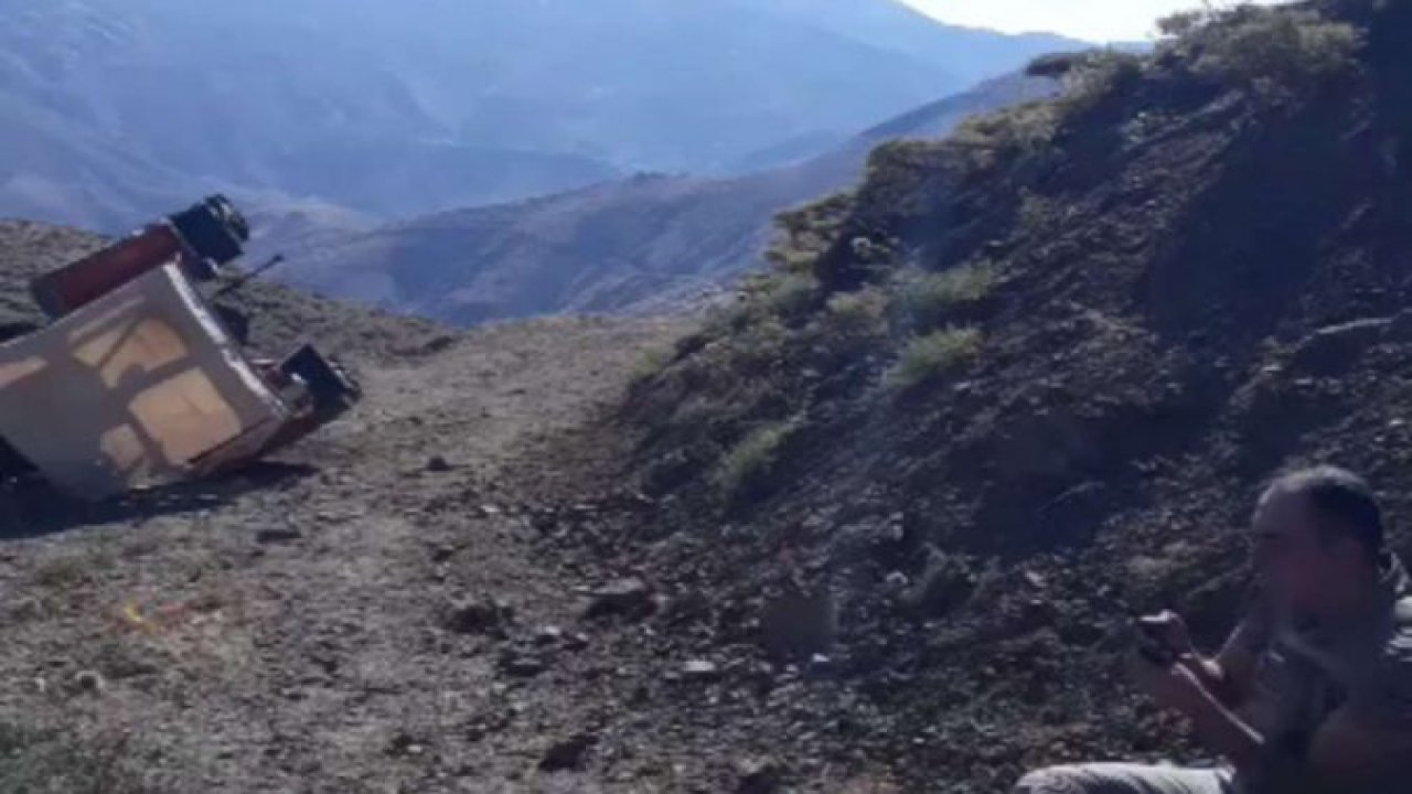 Elâzığ'da traktör devrildi: Bir ölü, bir yaralı