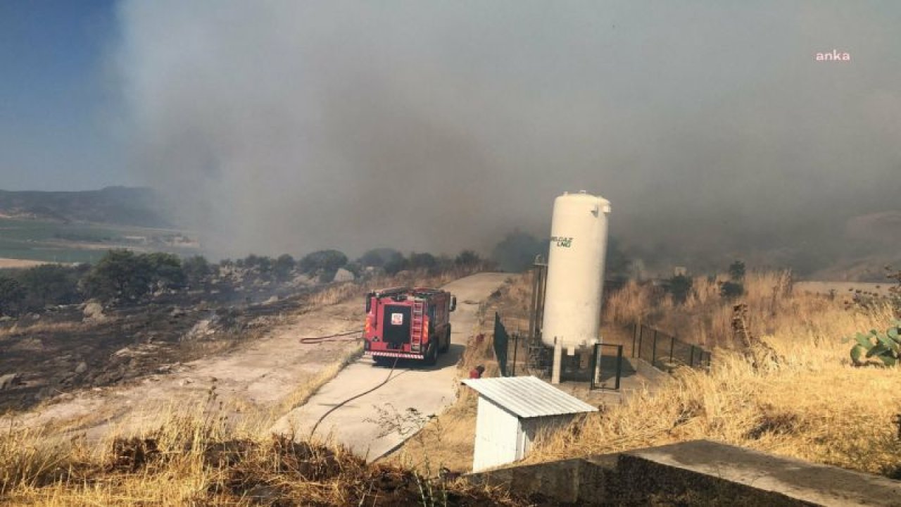 BERGAMA'DAKİ YANGIN KONTROL ALTINA ALINDI