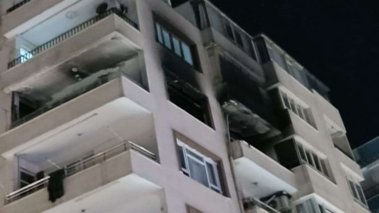 Şanlıurfa'da apartman dairesinde yangın:  1 kişi dumandan etkilendi