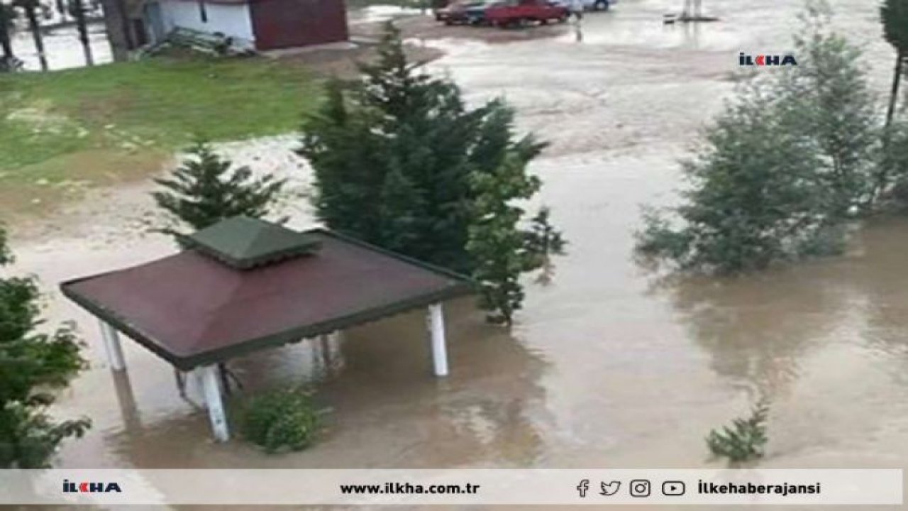 Ordu'da dere taştı: Onlarca ev ve iş yerini su bastı