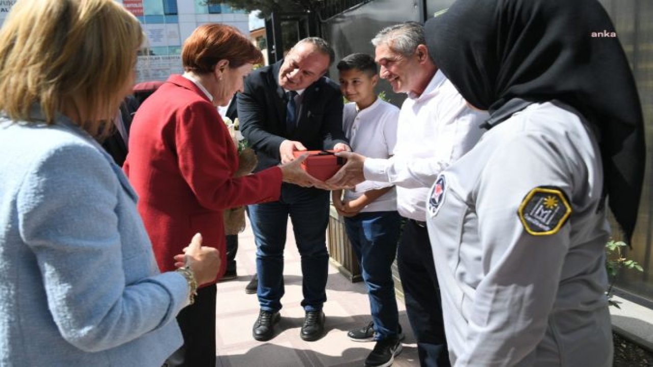 MERAL AKŞENER, DOĞUM GÜNÜNDE ÇİÇEKLERLE KARŞILANDI