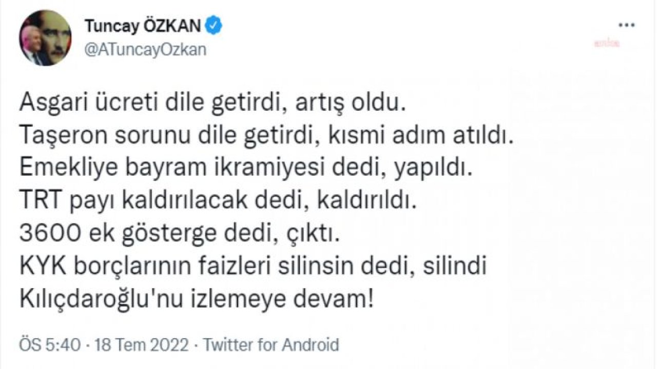 ERDOĞAN’IN KYK AÇIKLAMASINDAN SONRA “TEŞEKKÜRLER KILIÇDAROĞLU” ETİKETİ SOSYAL MEDYADA GÜNDEM OLDU