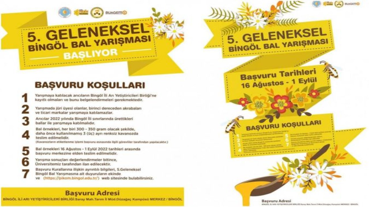 5. Geleneksel Bingöl Bal Yarışması