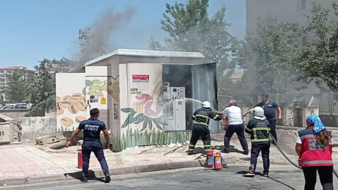 Siirt'te trafo patlaması paniğe neden oldu