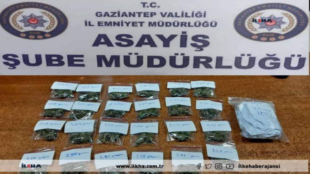 Gaziantep’te araçlara yönelik uyuşturucu operasyonu: 4 gözaltı