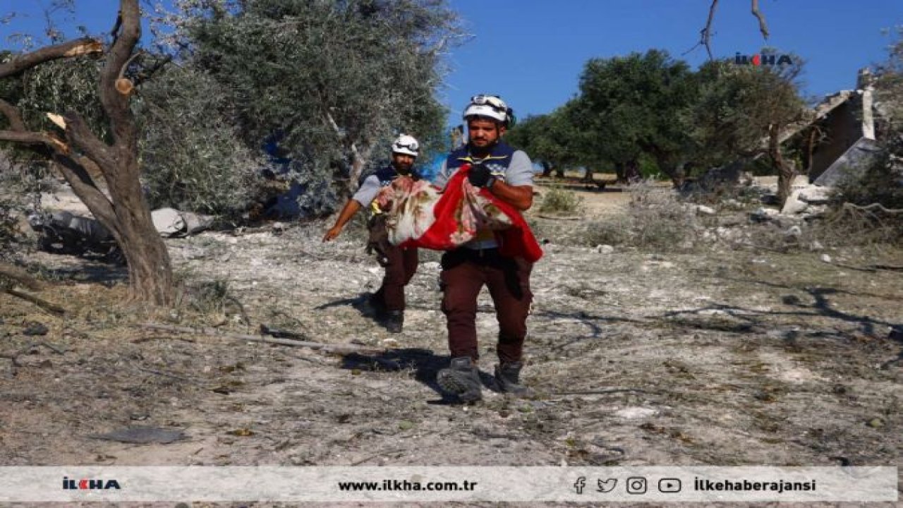 Rusya İdlib'de hava saldırısı düzenledi: 4'ü çocuk 7 ölü