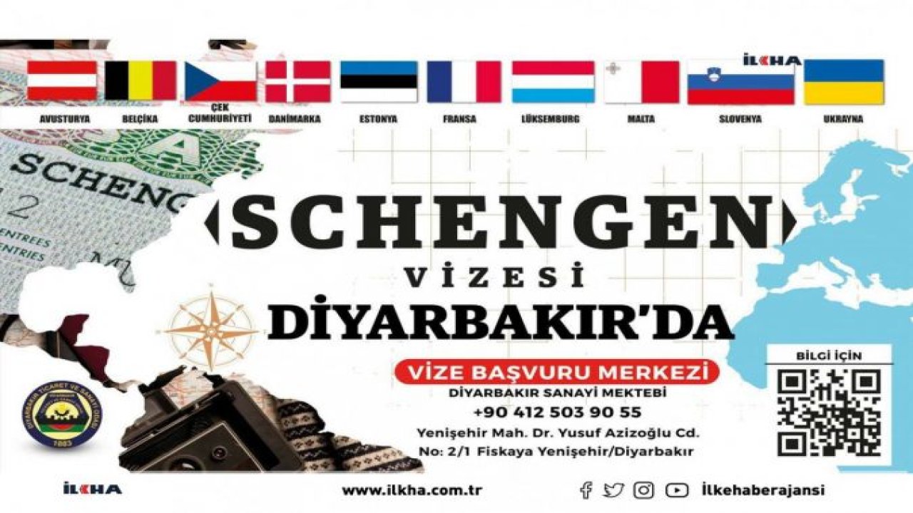 Schengen vize başvuruları Diyarbakır'da alınabilecek