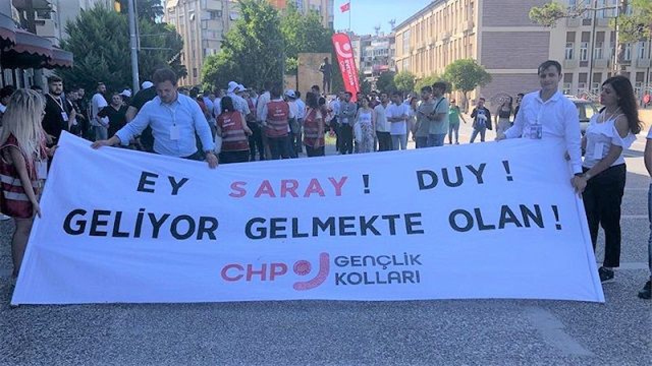 CHP'nin Milletin Sesi Balıkesir mitingi için alana girişler başladı