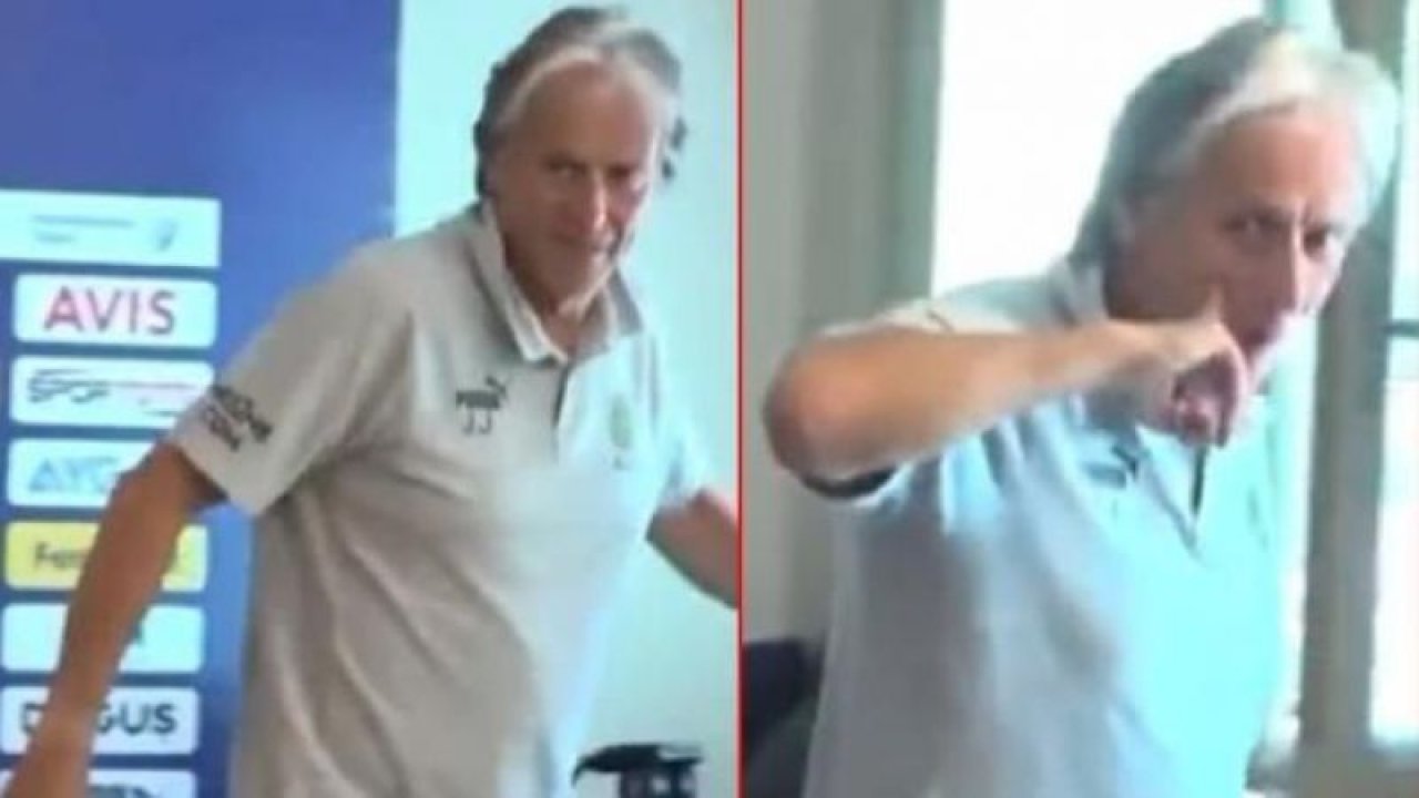 Fenerbahçe'nin hocası Jorge Jesus'un sempatik halleri sosyal medyanın gündemine oturdu!