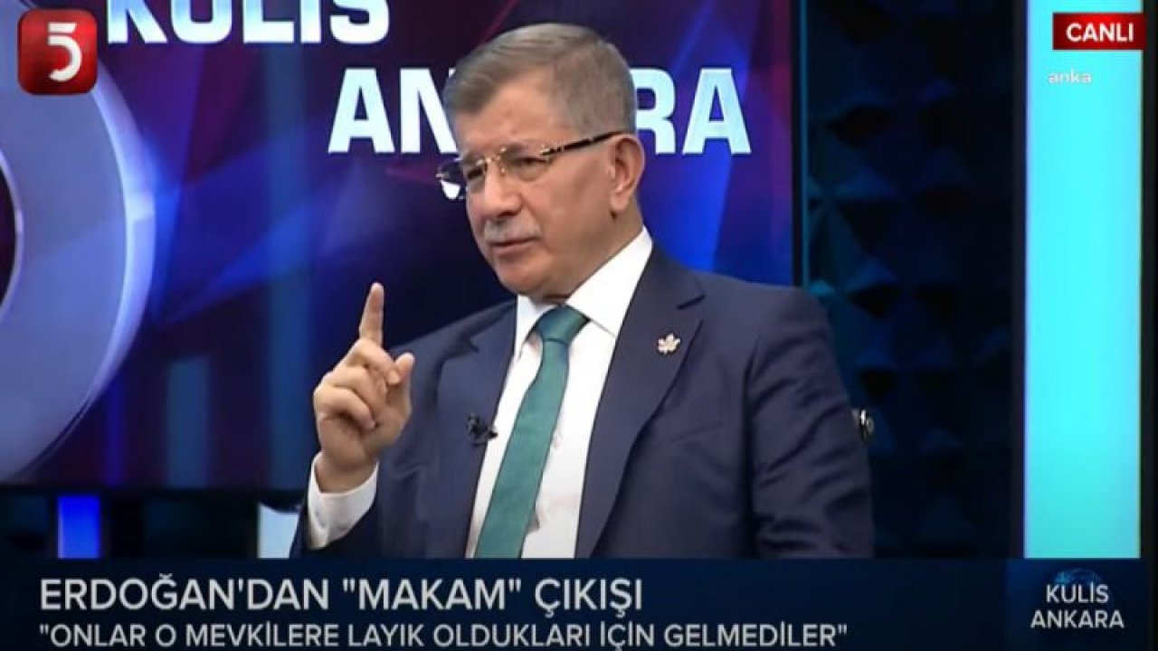 DAVUTOĞLU: “ERDOĞAN DA HESAP VERMEYE HAZIR OLACAK. DAVA AÇMAYI DÜŞÜNÜYORUM. KİMSE BAŞBAKANLIK YAPMIŞ BİRİNİ İHANETLE SUÇLAYAMAZ”