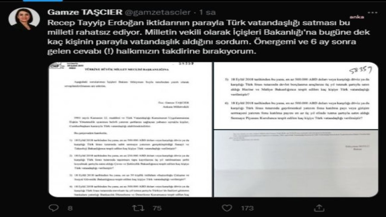 BAKAN SOYLU’DAN, “KAÇ KİŞİYE PARAYLA VATANDAŞLIK VERİLMİŞTİR” SORUSUNA TEK CÜMLE YANIT: “YÖNETMELİĞE GÖRE YAPILMAKTADIR”