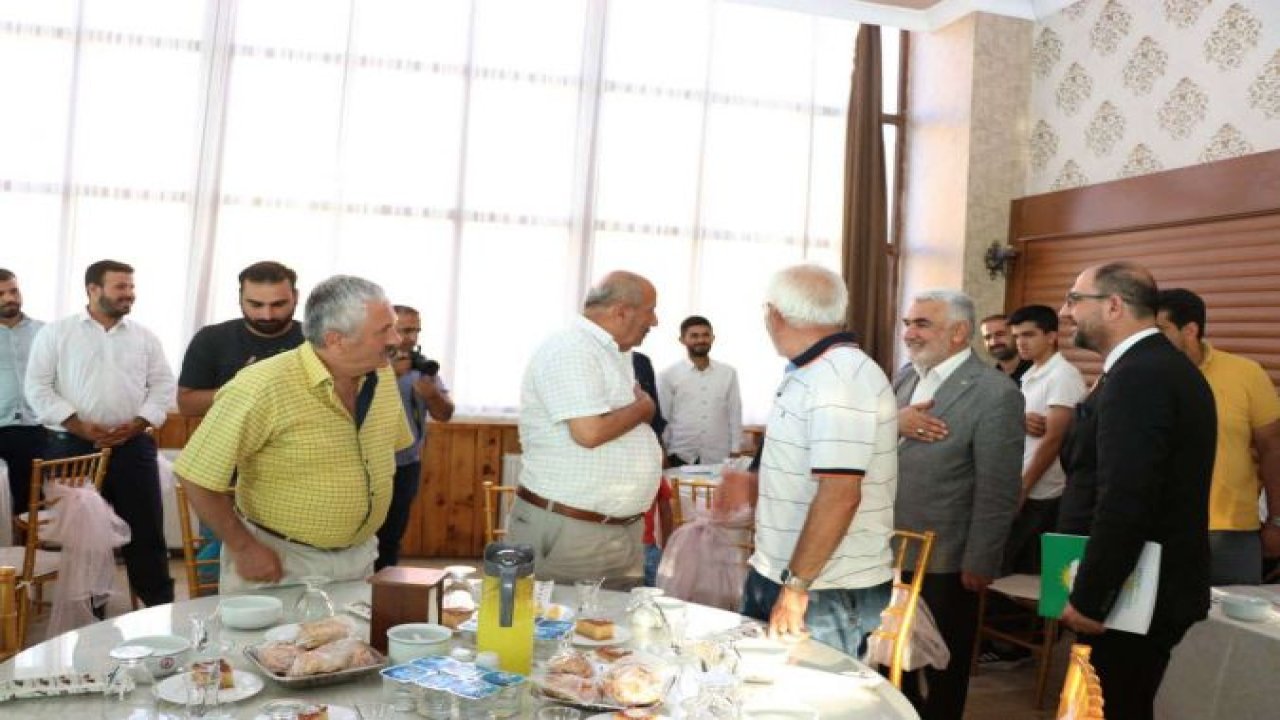 Yapıcıoğlu, Manisa'da STK temsilcisi, muhtarlar ve iş insanlarıyla buluştu