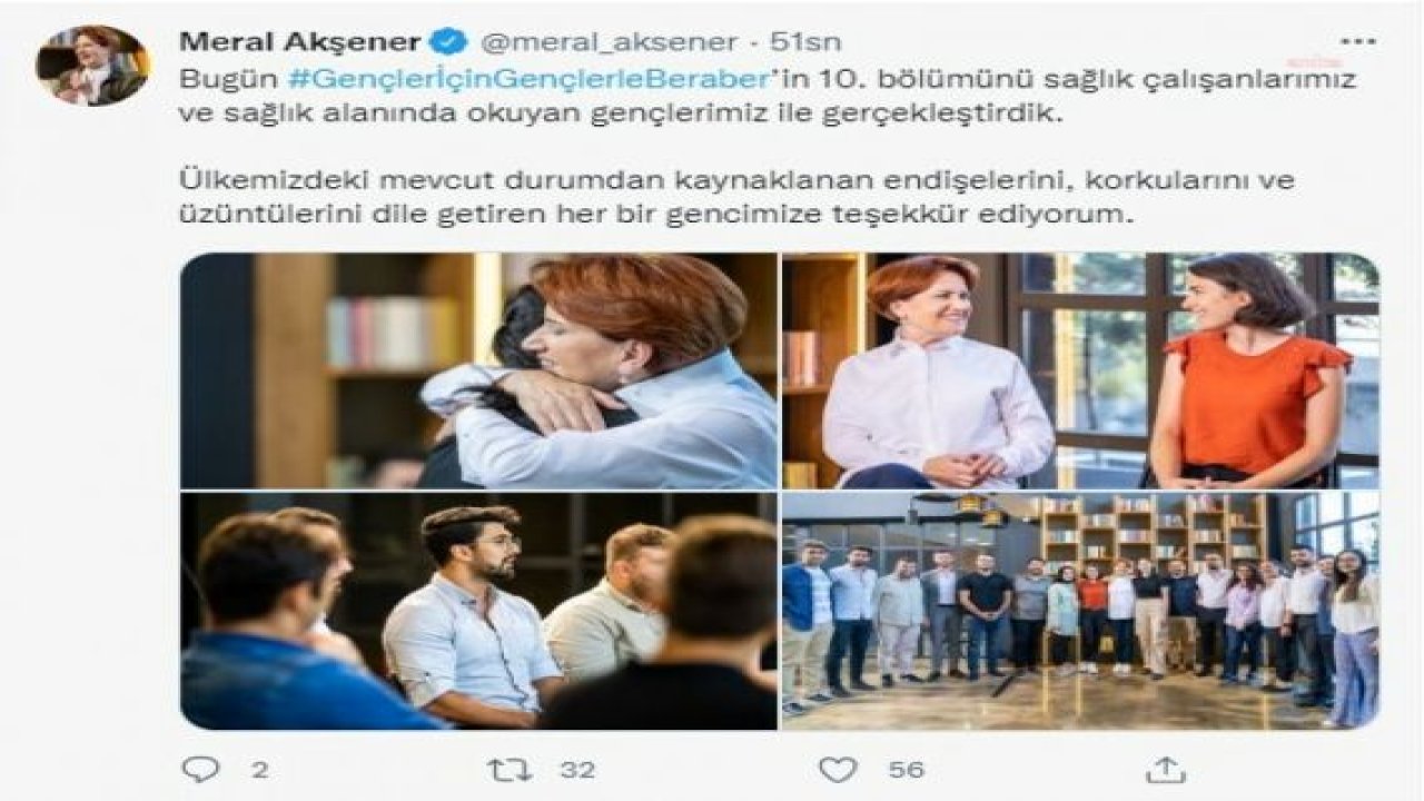 AKŞENER, SAĞLIK ÇALIŞANLARI VE TIP ÖĞRENCİLERİ İLE BİR ARAYA GELDİ