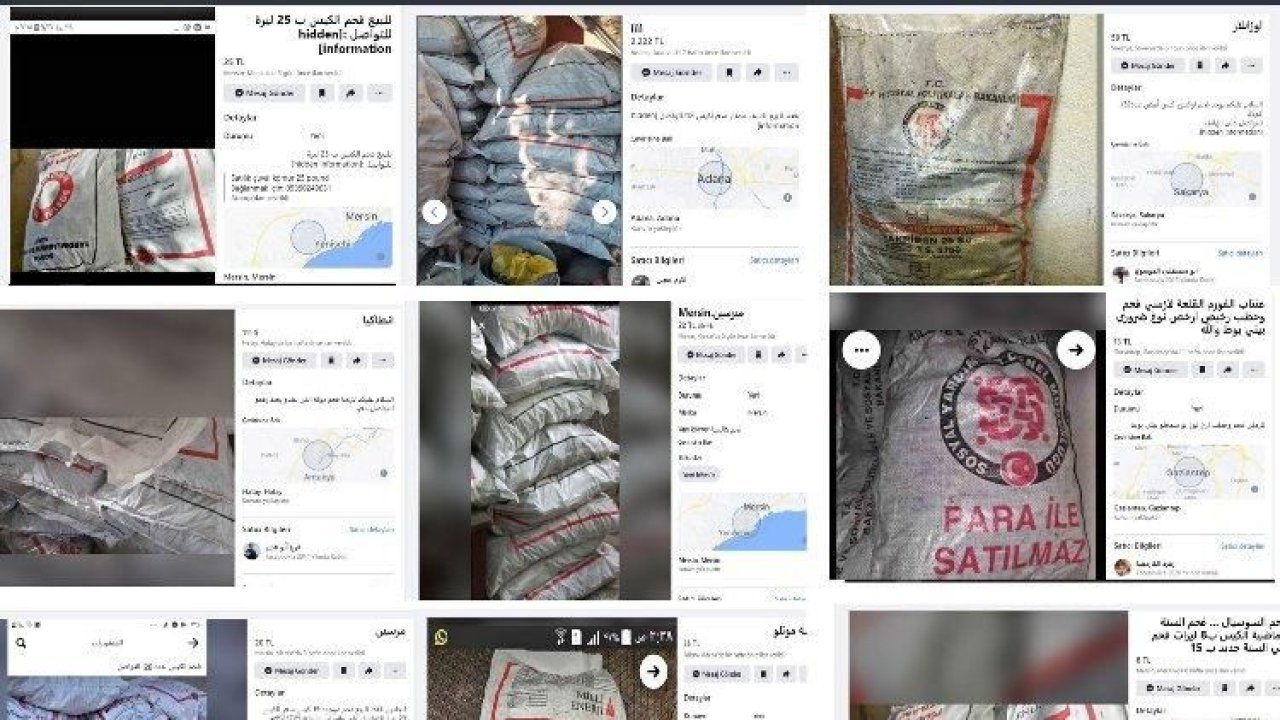 Suriyeliler ücretsiz verilen kömürleri internet üzerinden satıyor