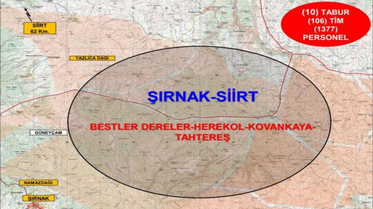 Şırnak ve Siirt'te Eren Abluka-27 operasyonu başlatıldı